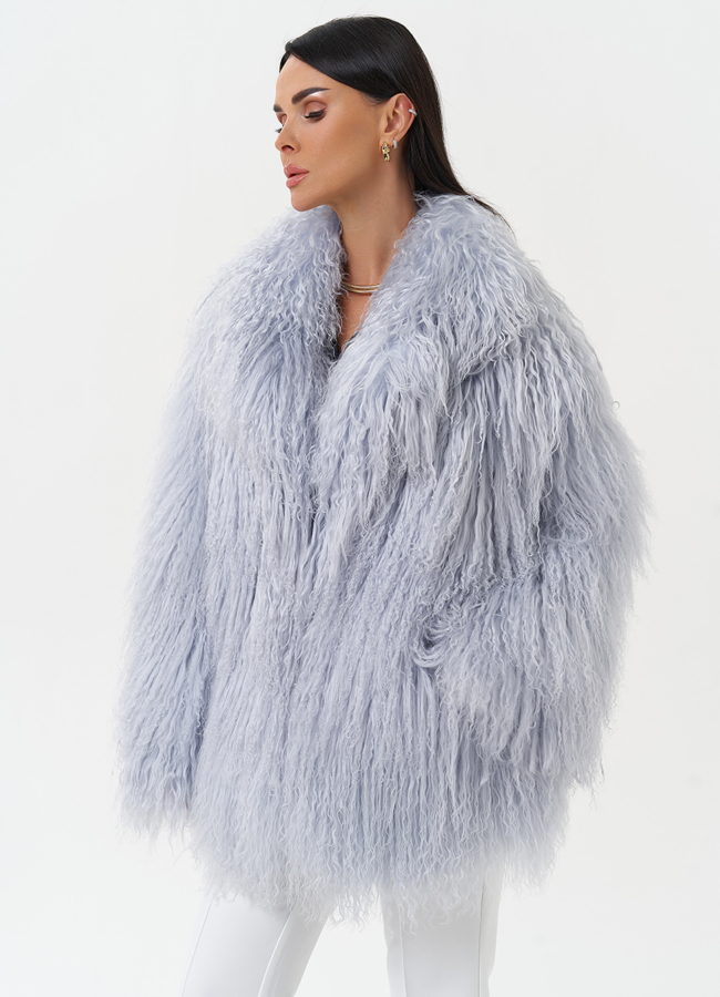 Женская шуба из меха ламы модель № 30633 в рассрочку