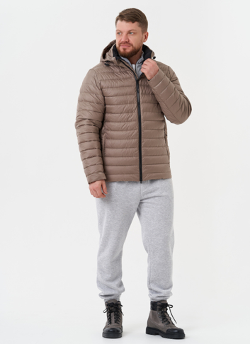 Стеганая куртка с капюшоном