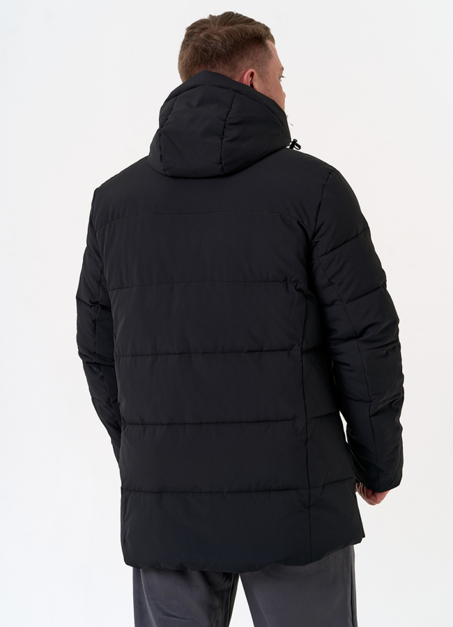 Мужской пуховик с капюшоном модель № 31456 в рассрочку