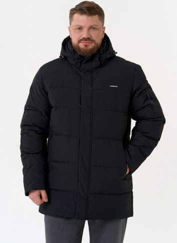 Мужской пуховик с капюшоном