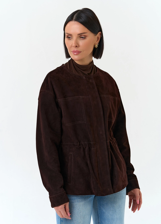 Жакет из натуральной замши модель № 33139 универмаг малина