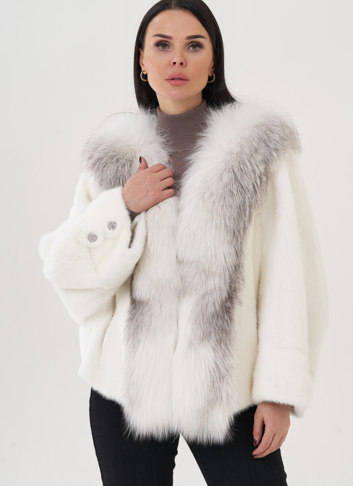 Короткая шуба из норки Короткая шуба из норки