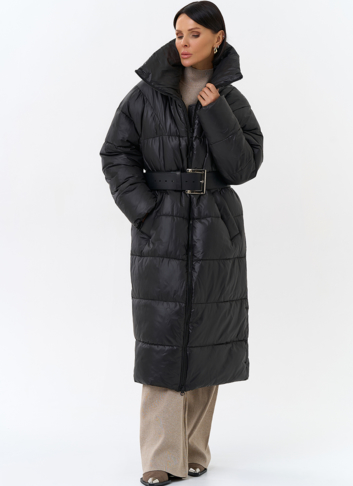 Женский пуховик с воротником стойкой Женский пуховик с воротником стойкой