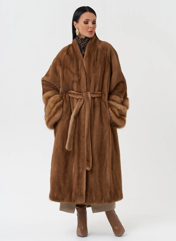 Женская шуба из скандинавской норки